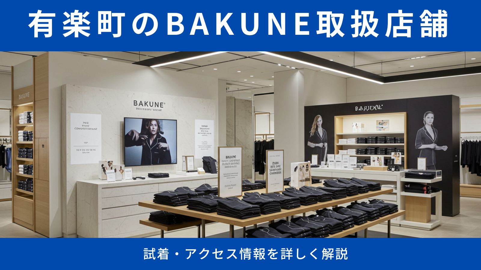 有楽町エリアでBAKUNE(バクネ)が買える店舗3選|試着・アクセス情報を詳しく解説します