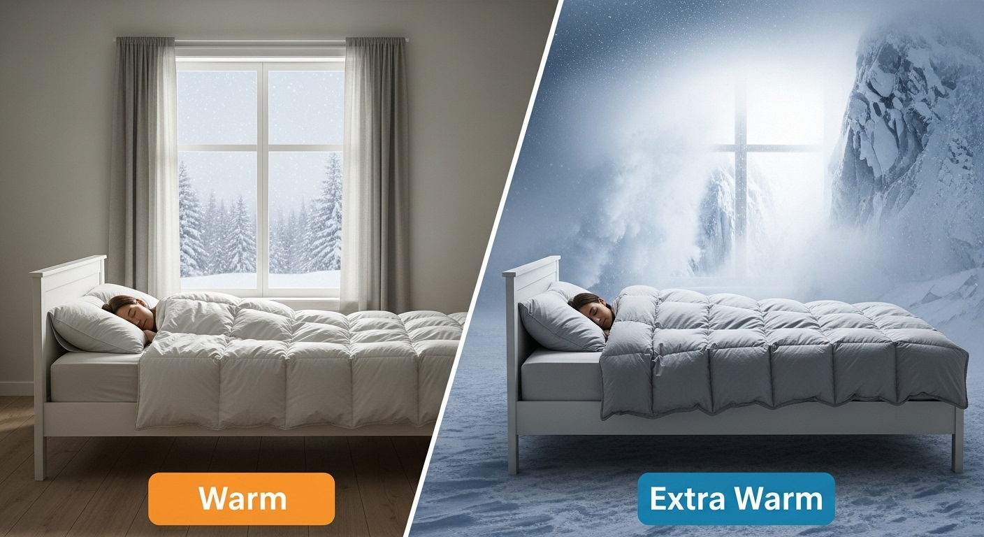 BAKUNE掛け布団エクストラウォームを選ぶべき人｜通常ウォームとの違いと極寒対応の実力