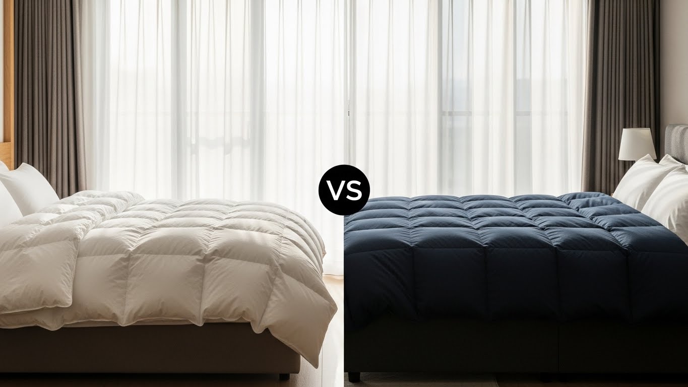 BAKUNE掛け布団WARMと羽毛布団の違い|7項目で徹底比較