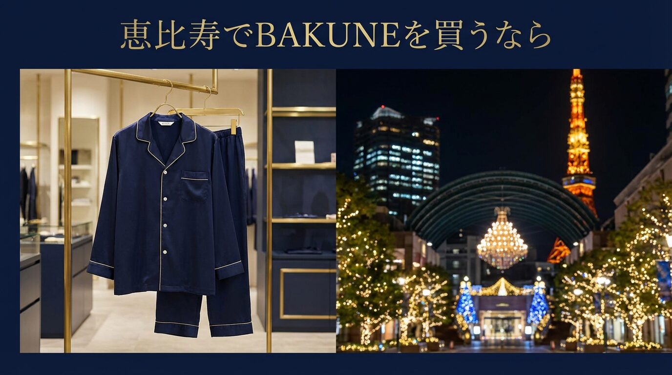 恵比寿でBAKUNE（バクネ）が買える店舗｜ガーデンプレイス＆渋谷からのアクセスも紹介