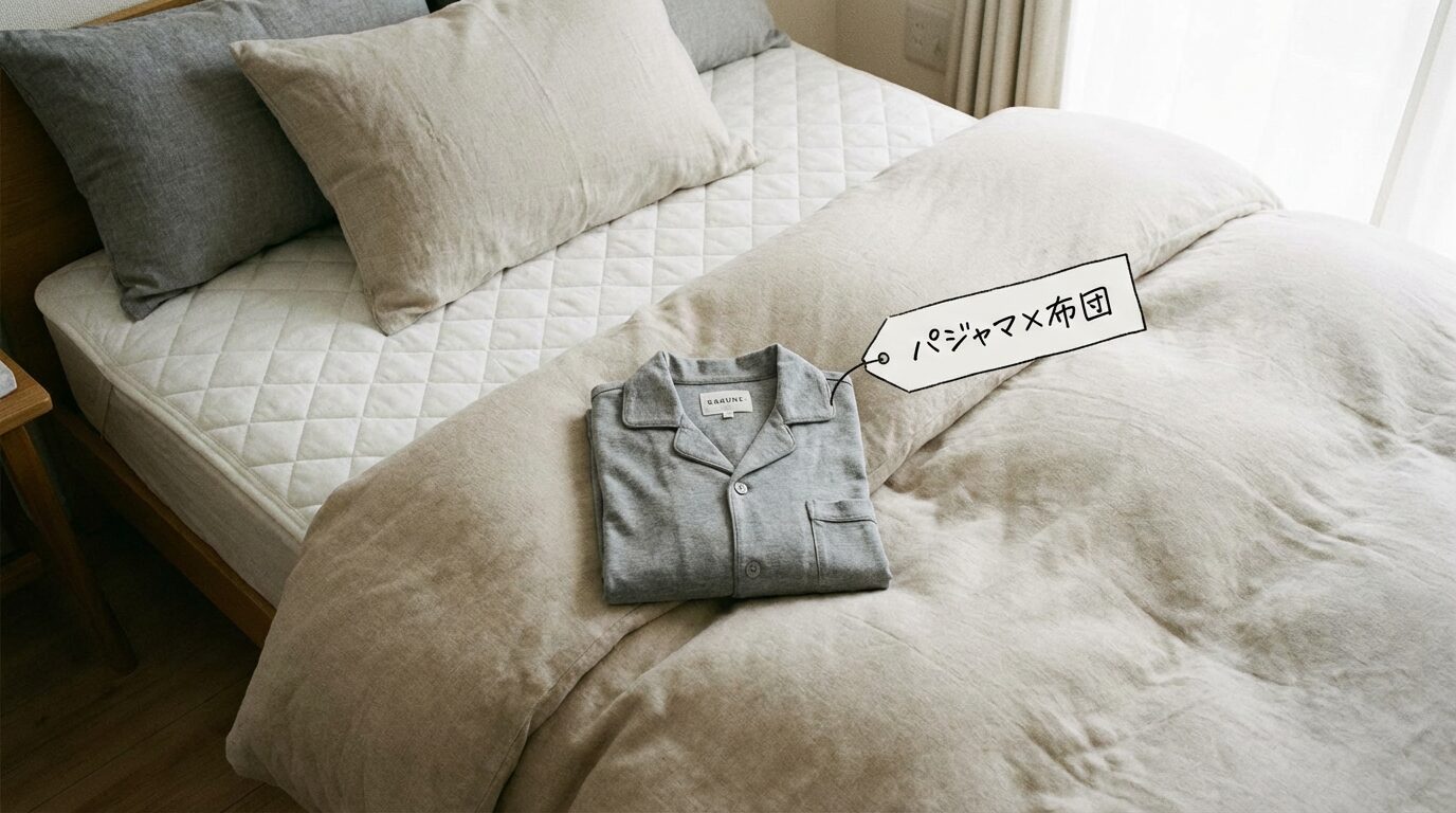 BAKUNEパジャマと布団の併用は意味ある？睡眠環境を"全方位"で整える組み合わせガイド