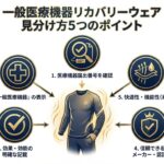 リカバリーウェアの「一般医療機器」は本物？見分け方5つのチェックポイントを専門家が解説