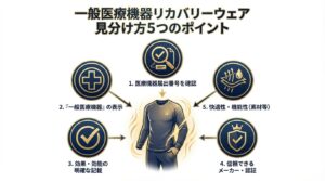 リカバリーウェアの「一般医療機器」は本物？見分け方5つのチェックポイントを専門家が解説