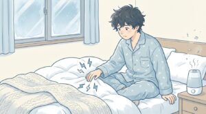 リカバリーウェアは静電気がひどい？原因・対策・素材選びのポイントを徹底解説