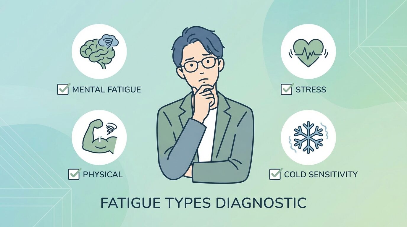 【睡眠の質&お疲れタイプ診断】10問でわかるあなたの疲労タイプ&改善法