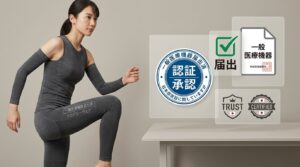 リカバリーウェアの「一般医療機器届出済」とは？届出・認証・承認の違いをわかりやすく解説