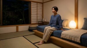 ストレスで寝つけない人へ｜夜のルーティンにBAKUNEを組み込む方法と疲労回復のヒント