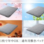 【もう買い替え不要】通年使える敷きパッドの選び方｜BAKUNE Bed Pad All Seasonsを徹底解説