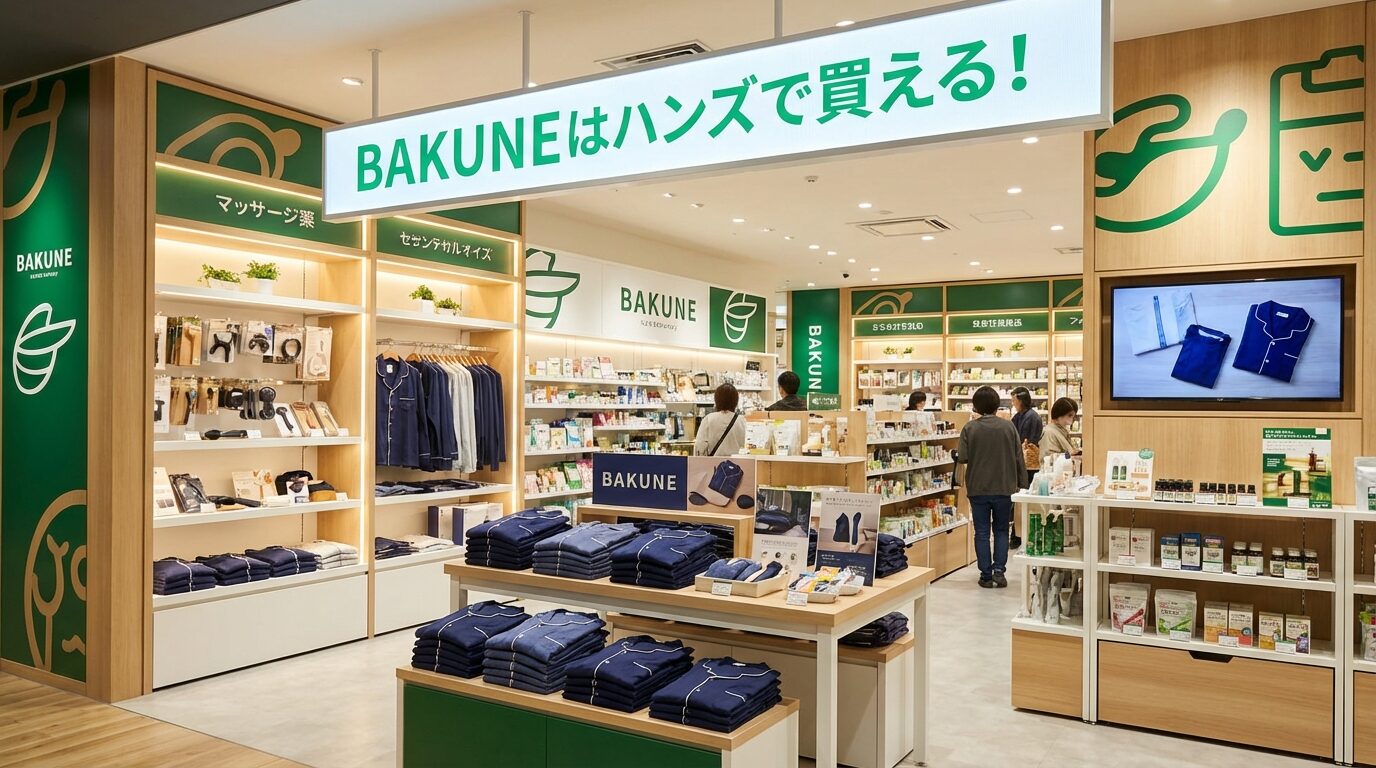 BAKUNEはハンズで買える！全国の取り扱い店舗一覧と購入時のポイント