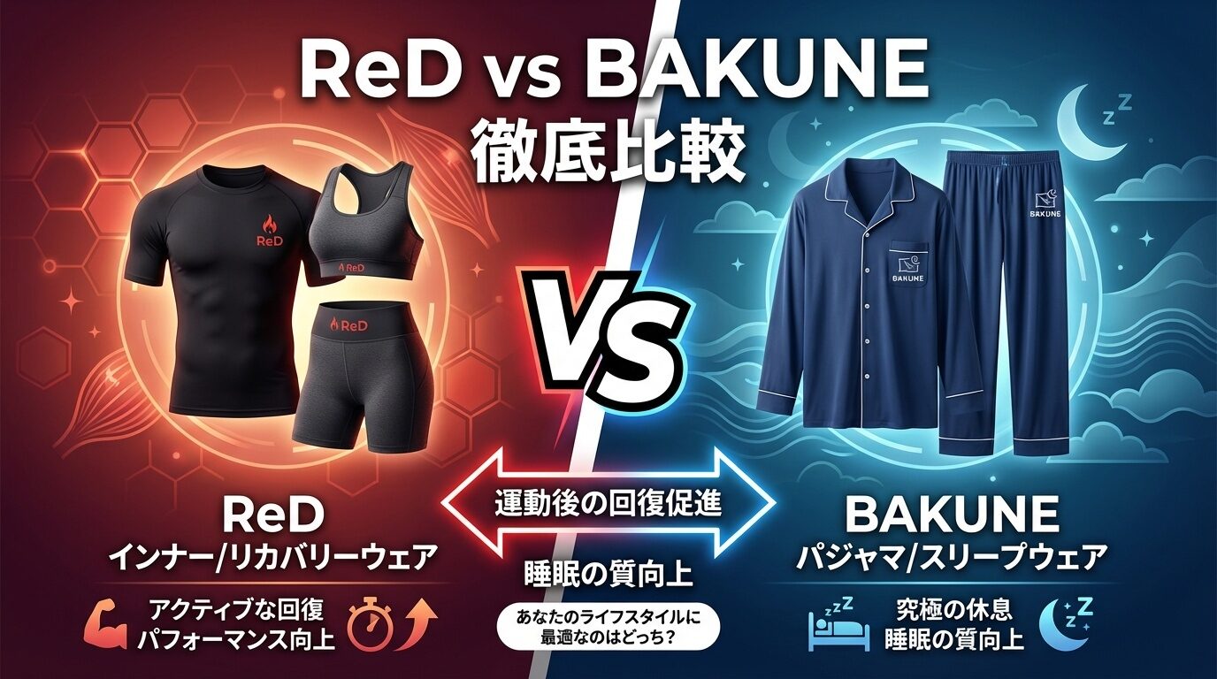 ReD vs BAKUNE徹底比較｜後悔しない選び方と"あなたに向いてる"診断つき