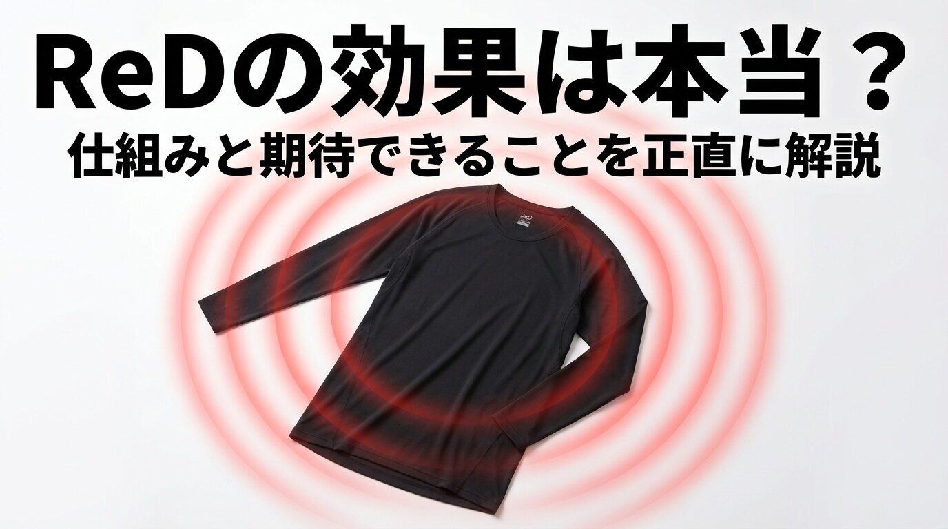 ReDリカバリーウェアの効果は本当？仕組みと"期待できること・できないこと"を正直に解説