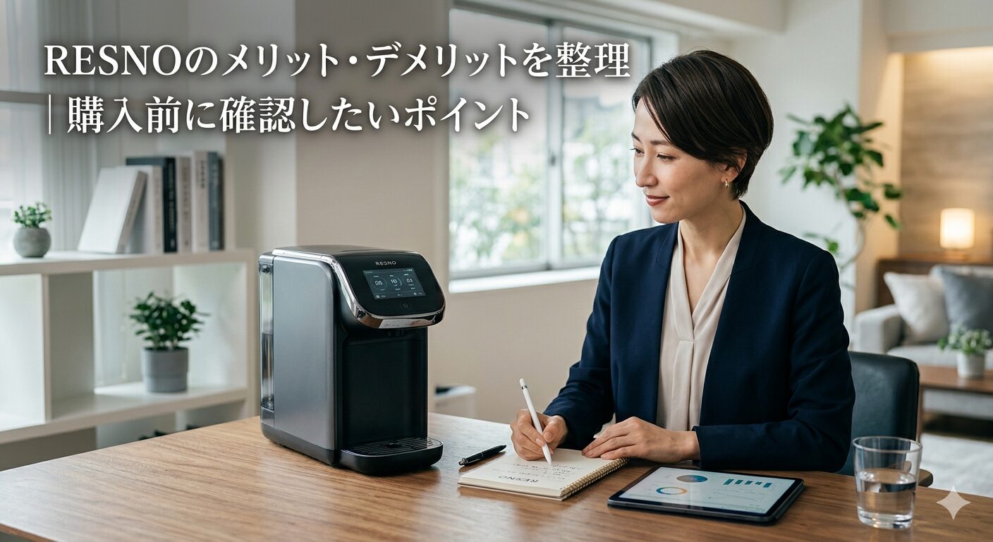 RESNOのメリット・デメリットを整理|購入前に確認したいポイント