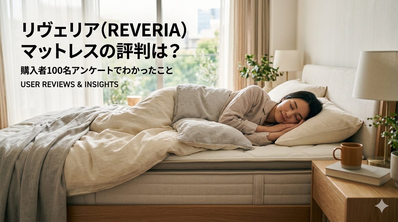 REVERIA(リヴェリア)マットレスの評判は?購入者100名アンケートでわかったこと