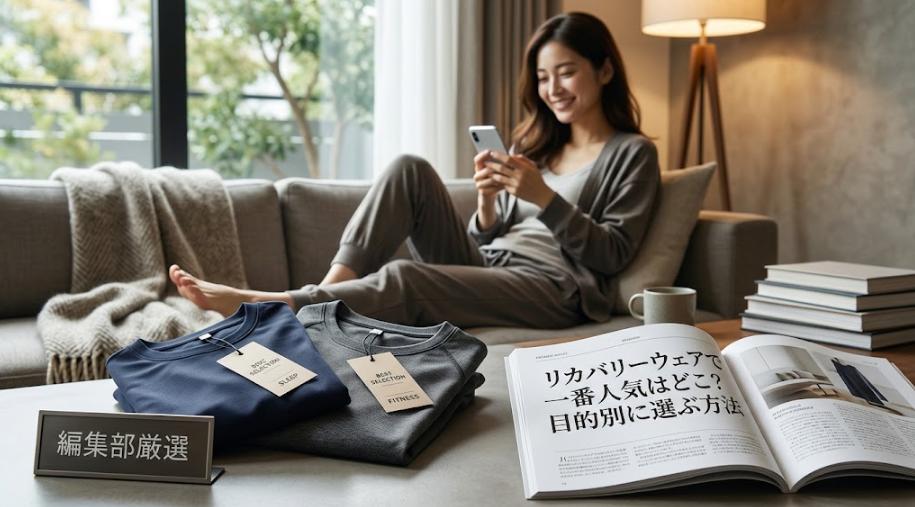 リカバリーウェアで一番人気はどこ？編集部の基準で目的別に選ぶ方法